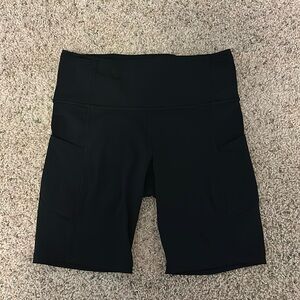 Lululemon fast and free high rise biker shorts